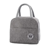 1PCs Fresh Cooler Bags Waterproof Nylon Portable Zipper Thermal Oxford Lunch Bags For Women Convenient Lunch Box Tote Food Bags